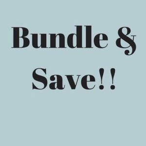 Bundle items and save money!